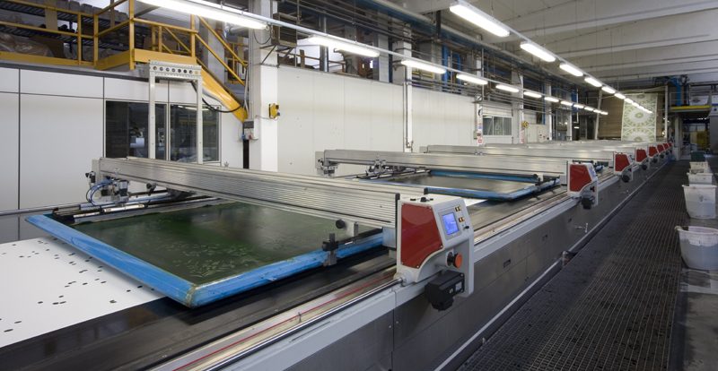 EFI Reggiani PRIMA analog textile printer.