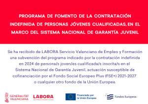 Valencian Employment and Training Service funds for hiring qualified young individuals